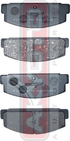 Тормозные колодки Akyoto Packing AKYOTO задние для Mazda 6 I (GG) 2002-2008. Артикул AKD-1076