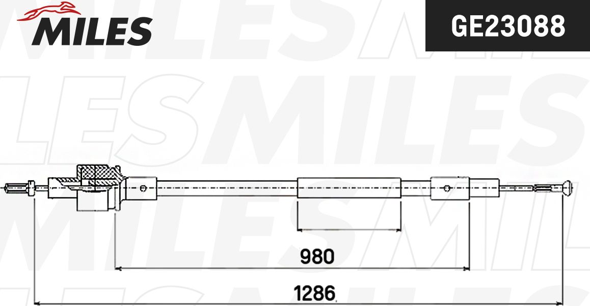 Трос сцепления Miles. Артикул GE23088