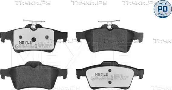 Тормозные колодки Meyle PD задние для Jaguar S-Type I 2004-2007. Артикул 025 241 3716/PD