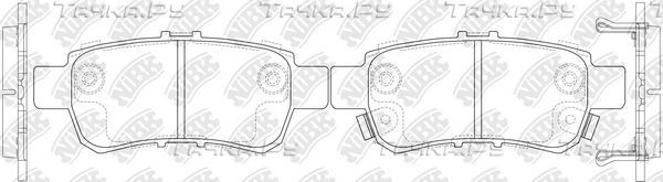 Тормозные колодки NiBK. Артикул PN8810