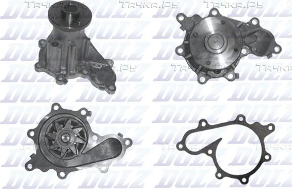Помпа (водяной насос) Dolz для Nissan Cabstar F24M, F24W 2006-2013. Артикул N160