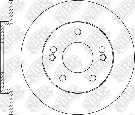 Тормозной диск NiBK. Артикул RN1601
