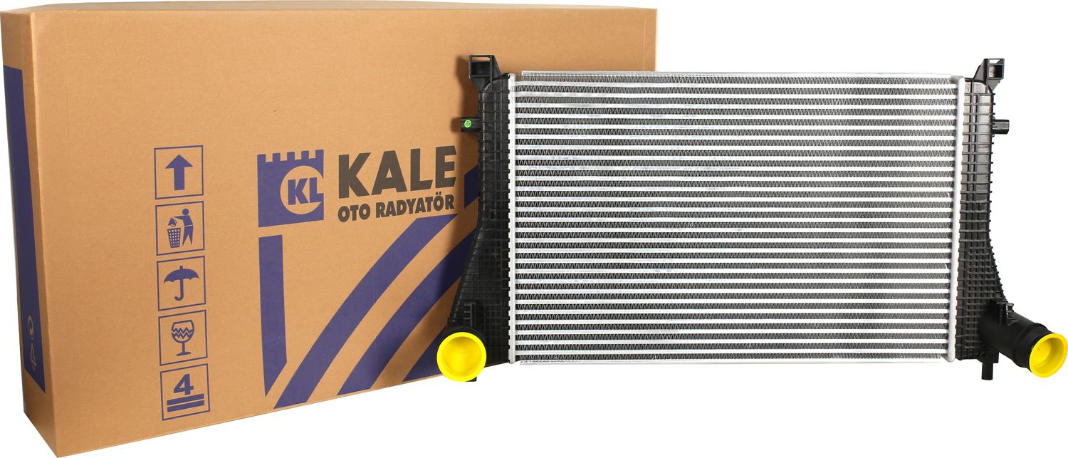 Радиатор интеркулера для а/м VW Golf (12-)/Skoda Octavia (13-) 1.8T/2.0T паяный (Kale). Артикул 352405