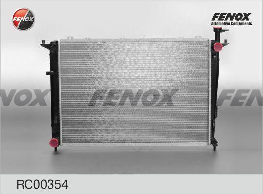 Радиатор охлаждения двигателя Fenox. Артикул RC00354