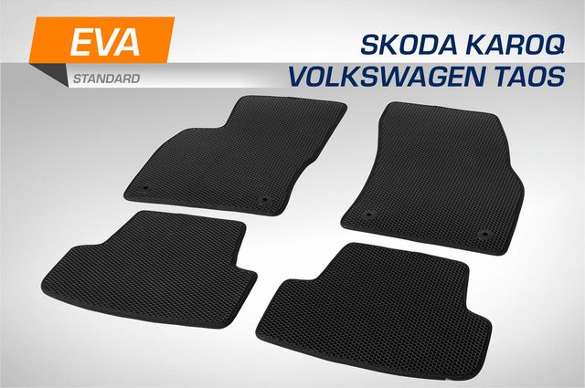 Коврики AutoFlex EVA (ЭВА, ЕВА) Standart для салона Volkswagen Taos 2021-2026. Артикул 6510401