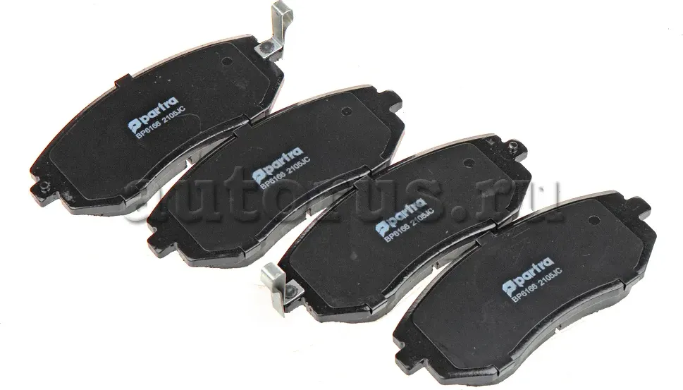 Колодки тормозные дисковые (Partra). Артикул BP6166