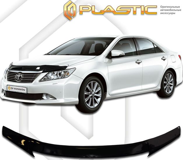 Дефлектор СА Пластик для капота (Classic черный) Toyota Camry Европейская версия 2011-2014. Артикул 2010010107956