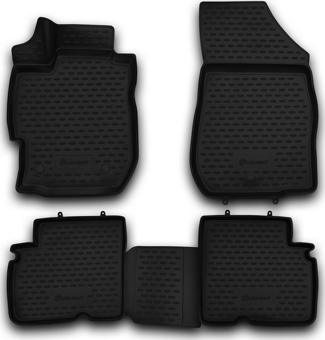 Коврики Element 3D для салона Nissan Almera G15 2012-2026. Артикул CARNIS10055k