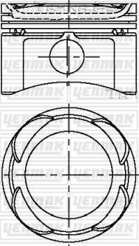 Поршень Yenmak для Fiat Palio I 2001-2004. Артикул 31-04287-060