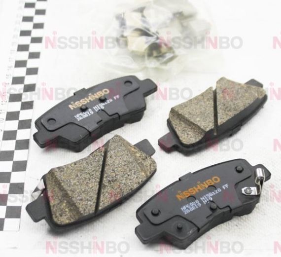Тормозные колодки Nisshinbo задние для Hyundai Elantra V (MD) 2010-2016. Артикул NP6020