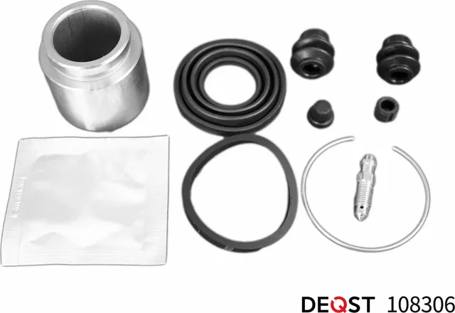 Ремкомплект тормозного суппорта с поршнем заднего (поршень O 45mm, суппорт Akebo (Deqst). Артикул 108306