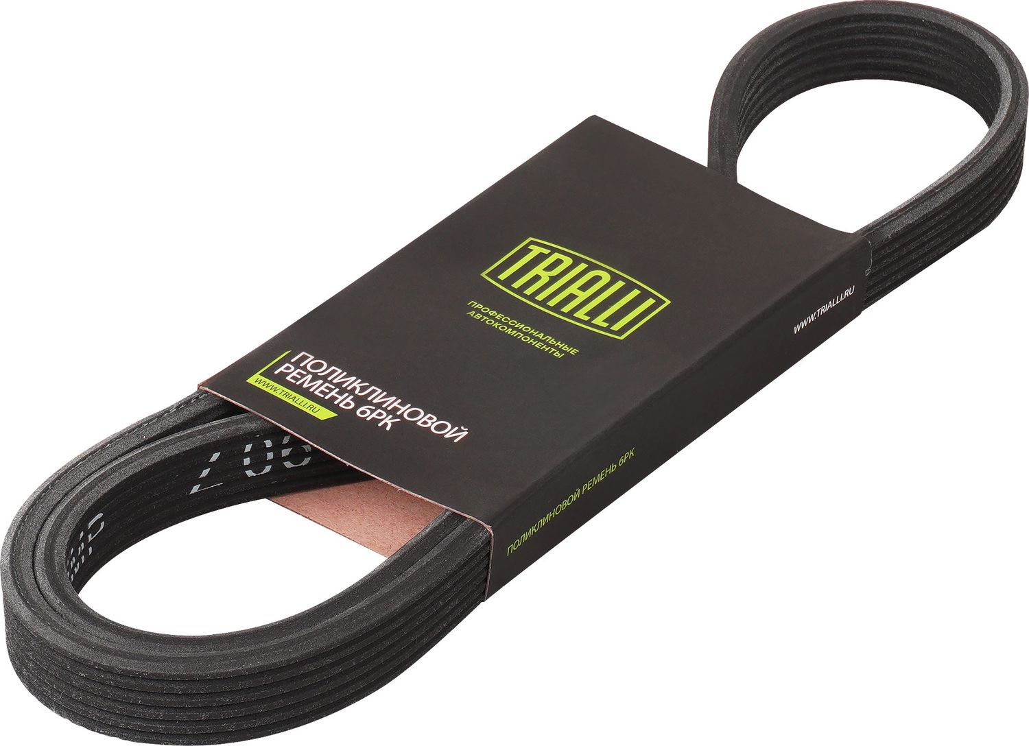 Приводной ремень поликлиновой Trialli (EPDM (Этилен-пропиленовый каучук)). Артикул 6DPK1195
