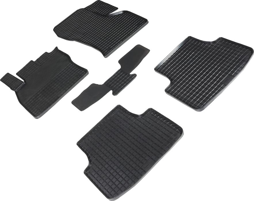 Коврики резиновые Seintex с узором сетка для салона Skoda Octavia A8 Activ 2019-2026. Артикул 96902