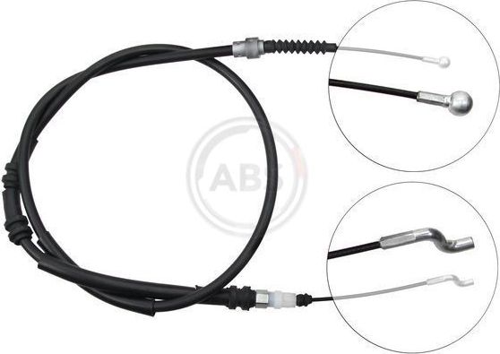Трос ручника (тросик ручного тормоза) ABS. Артикул K13816