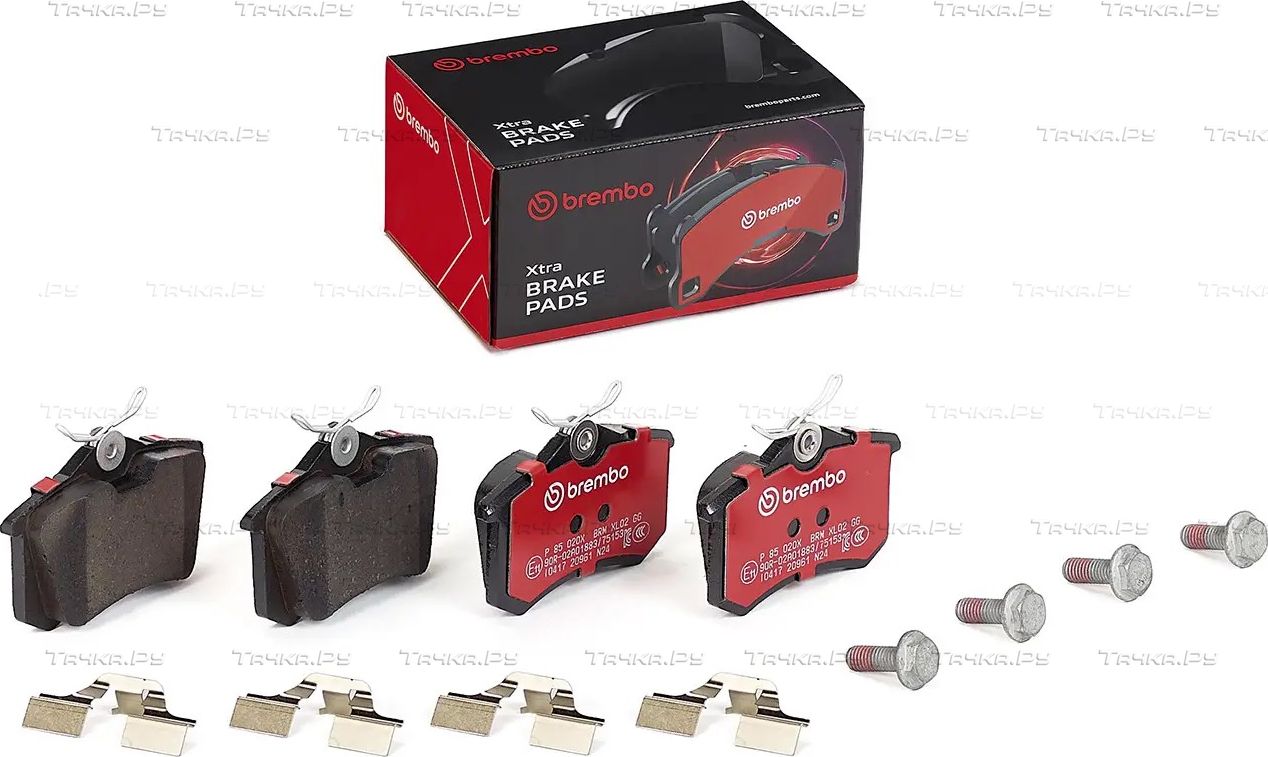 Тормозные колодки Brembo XTRA задние для Ford Galaxy I 1995-2006. Артикул P 85 020X