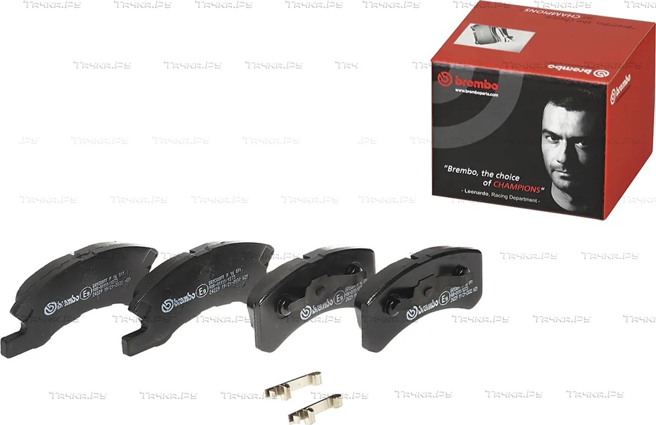 Тормозные колодки Brembo PRIME LINE передние для Daihatsu Cuore VII (L276) 2006-2013. Артикул P 16 011