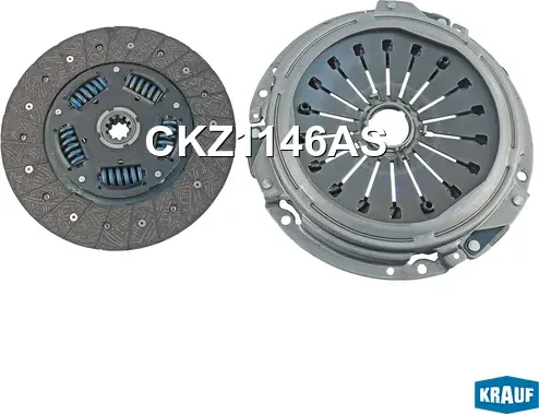 Комплект сцепления без подшипника Krauf. Артикул CKZ1146AS