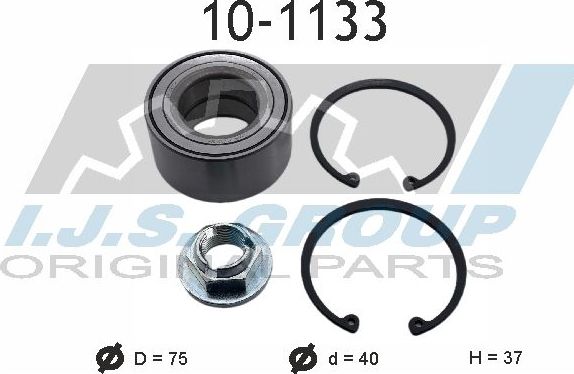 Ступичный подшипник (комплект) IJS Group передний для Ford Cougar 1998-2001. Артикул 10-1133