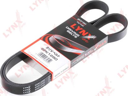 Приводной ремень поликлиновой LYNXauto. Артикул 6PK1290