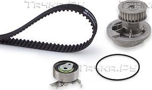 Помпа (водяной насос) с комплектом ремня ГРМ Gates PowerGrip® для Opel Calibra 1989-1997. Артикул KP15367XS