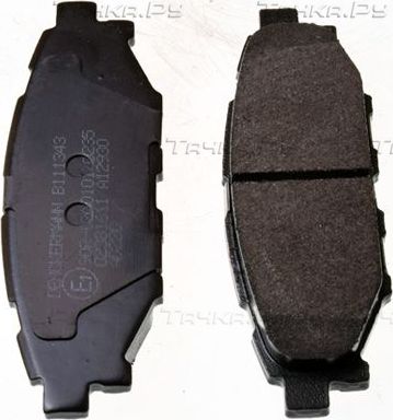 Тормозные колодки Denckermann задние для Subaru Impreza III 2008-2012. Артикул B111343