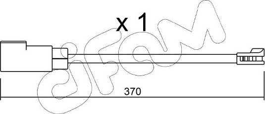 Датчик износа тормозных колодок  Metelli. Артикул SU.339