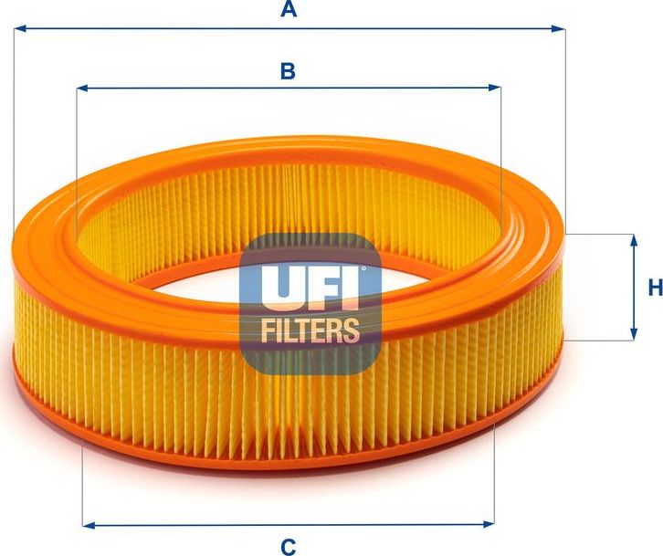 Воздушный фильтр UFI. Артикул 30.871.00