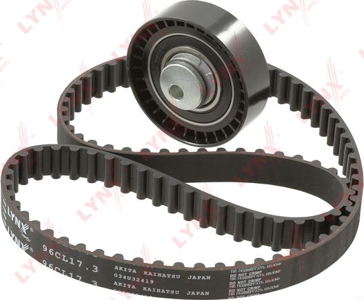 Ремень ГРМ с роликами (комплект) LYNXauto для Renault Logan II 2009-2026. Артикул PK-1344