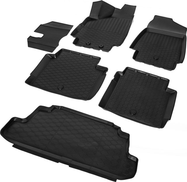 Комплект ковриков Rival для салона и багажника ВАЗ 2121 (4x4) 3-дв. 1977-2019. Артикул K16005001-4