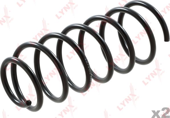 Пружина подвески LYNXauto передняя для Volkswagen Jetta II 1984-1992. Артикул SC-2063