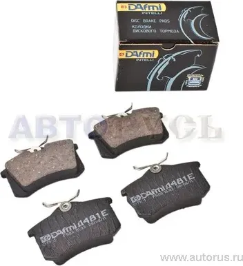 Колодка торм.задн D481E INTELLI к-т Audi/Citro?n/Ford/Peugeot/Renault/Seat/Sko (Dafmi). Артикул D481E