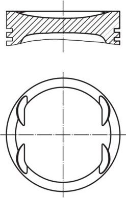 Поршневая група Mahle. Артикул 001 PI 00175 002