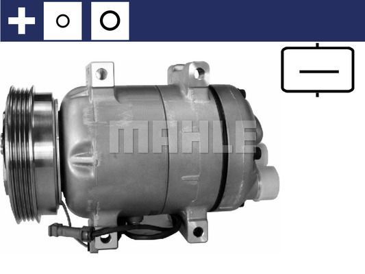 Компрессор кондиционера Mahle Behr для Volkswagen Passat B5 1996-2000. Артикул ACP 53 000S