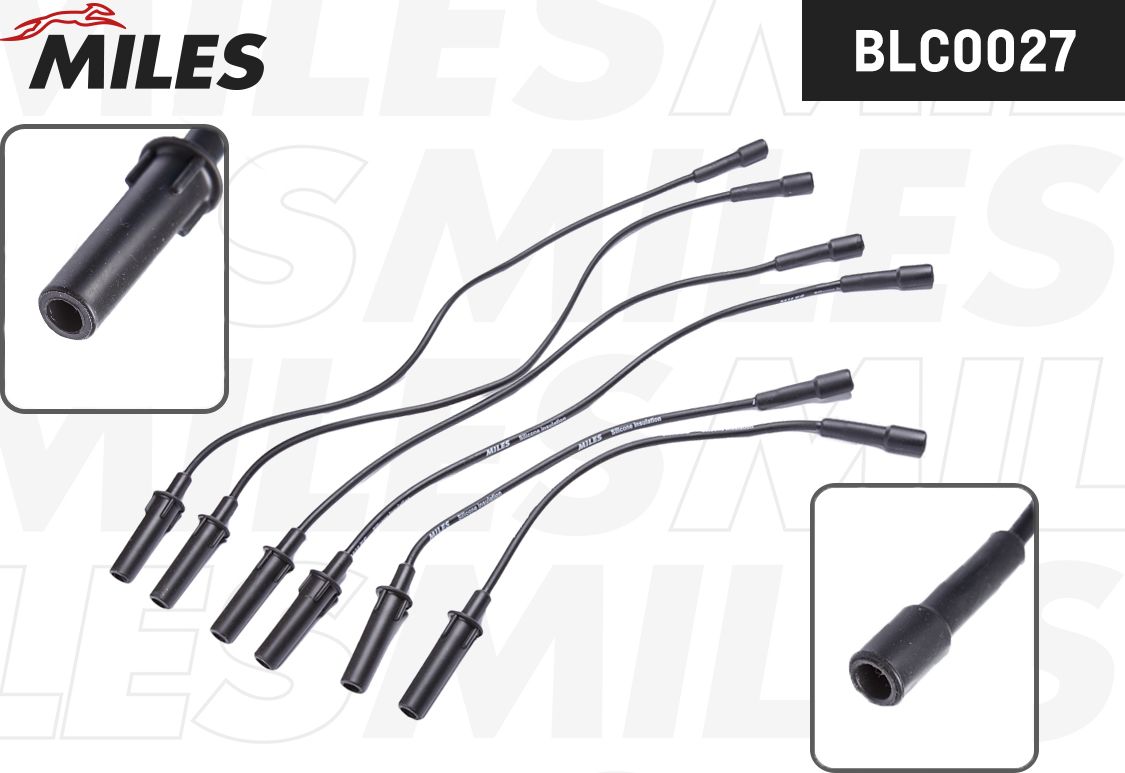 Высоковольтные провода (провода зажигания) (комплект) Miles. Артикул BLC0027