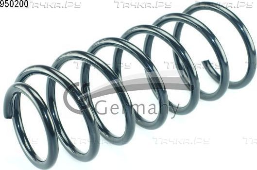 Пружина подвески CS-Germany передняя для Volkswagen Jetta II 1984-1992. Артикул 14.950.200