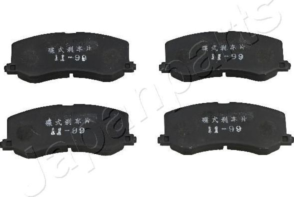 Тормозные колодки Japanparts передние для Suzuki Swift II 1989-2005. Артикул PA-896AF