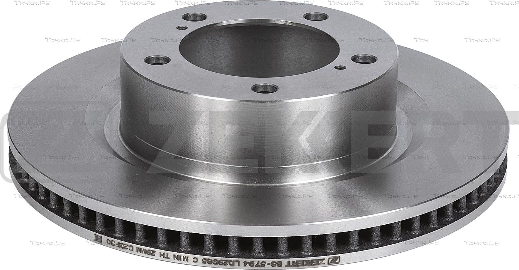 Тормозной диск Zekkert для Lexus LX 570 2007-2021. Артикул BS-5794