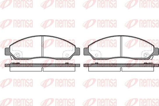 Тормозные колодки Remsa. Артикул 1098.14