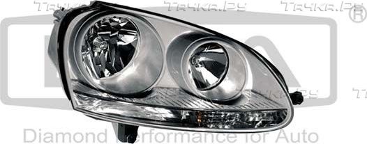 Фара передняя основная DPA правая для Volkswagen Golf VI 2007-2009. Артикул 89410188002