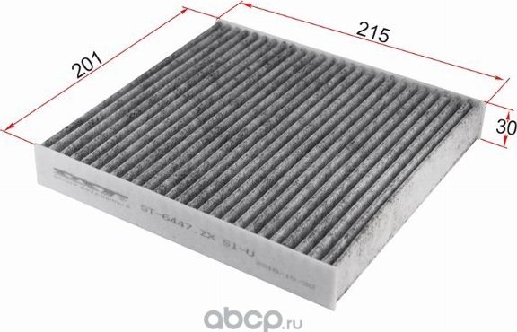 Фильтр салона MITSUBISHI LANCER 08-OUTLANDER 06-1 (SAT). Артикул ST6447ZXS1U