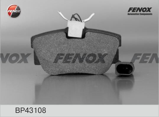 Тормозные колодки Fenox. Артикул BP43108