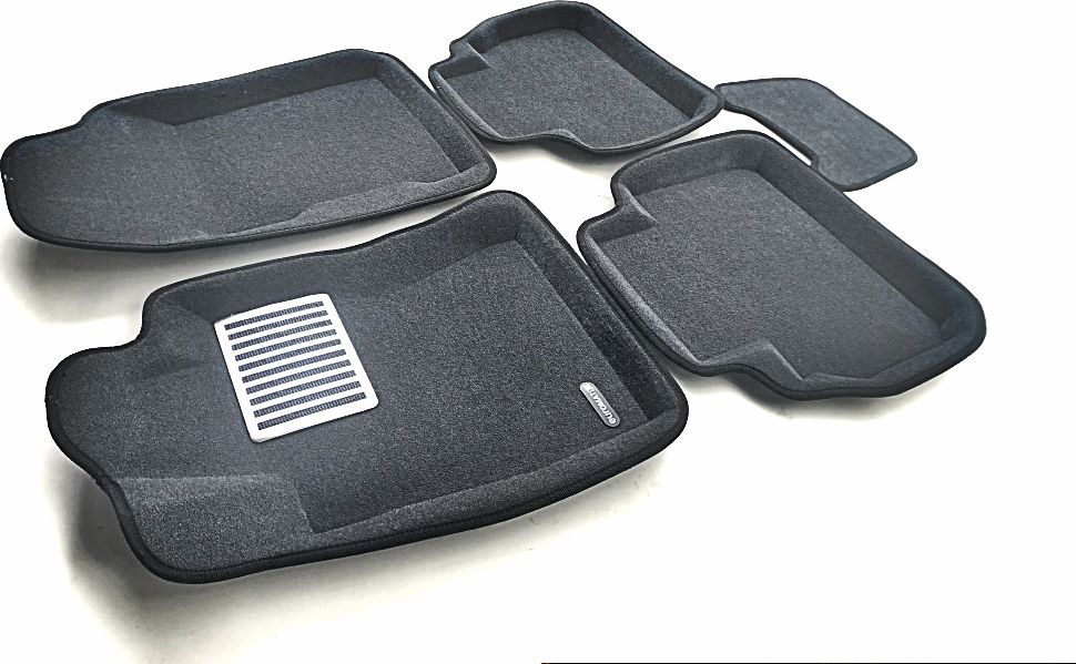 Коврики текстильные Euromat 3D (Standart) для салона Subaru Forester V 2018-2026 СЕРЫЕ. Артикул EM3D-004702G