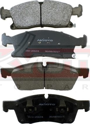 Тормозные колодки Akyoto Packing AKYOTO. Артикул AKD-20104