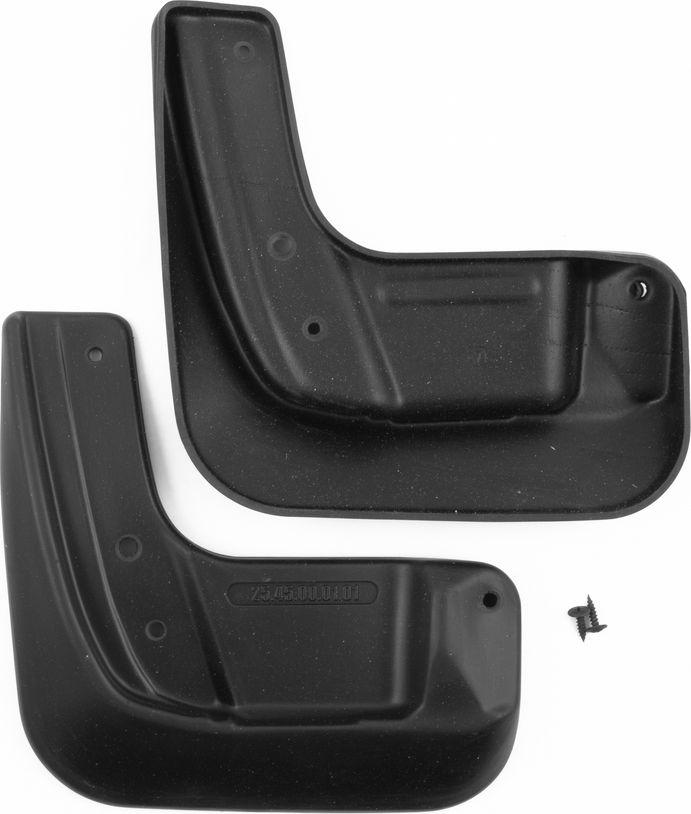 Брызговики Frosch (в пакете) передняя пара для Kia Rio IV X-Line 2017-2026. Артикул NLF.25.45.F11