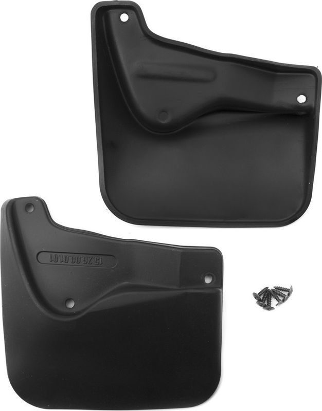 Брызговики Frosch (в пакете) передняя пара для Fiat Albea 2002-2012. Артикул NLF.15.26.F10