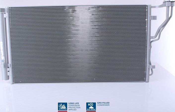 Радиатор кондиционера (конденсатор) Nissens (алюминий). Артикул 940347