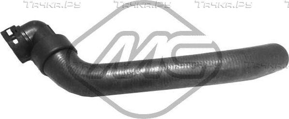 Патрубок радиатора (системы охлаждения) Metalcaucho. Артикул 09447