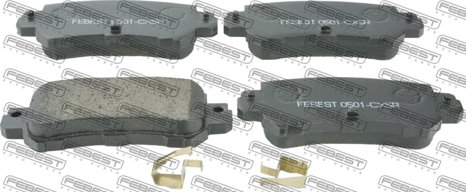 Тормозные колодки Febest. Артикул 0501-CX5R