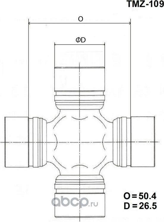 Крестовина карданного вала (Toyo). Артикул TMZ-109