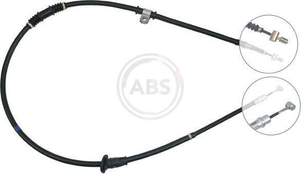 Трос ручника (тросик ручного тормоза) ABS. Артикул K14958